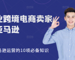 职业跨境电商卖家聊亚马逊:亚马逊运营的10项必备知识,12堂课让你看懂亚马逊运营-第一资源库