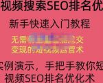 宋老师·短视频搜索SEO优化,教你10分钟创作一个短视频,三天排名上第一-第一资源库