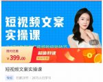 小秋·短视频文案实操课，​从0到1教你做短视频的经验技巧-第一资源库