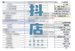 抖音小店对账全攻略,全面讲解抖店对账的核心逻辑与实操技巧,轻松掌握电商财务管理-第一资源库