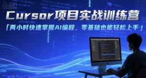 Cursor项目实战训练营，两小时快速掌握AI编程，零基础也能轻松上手-第一资源库